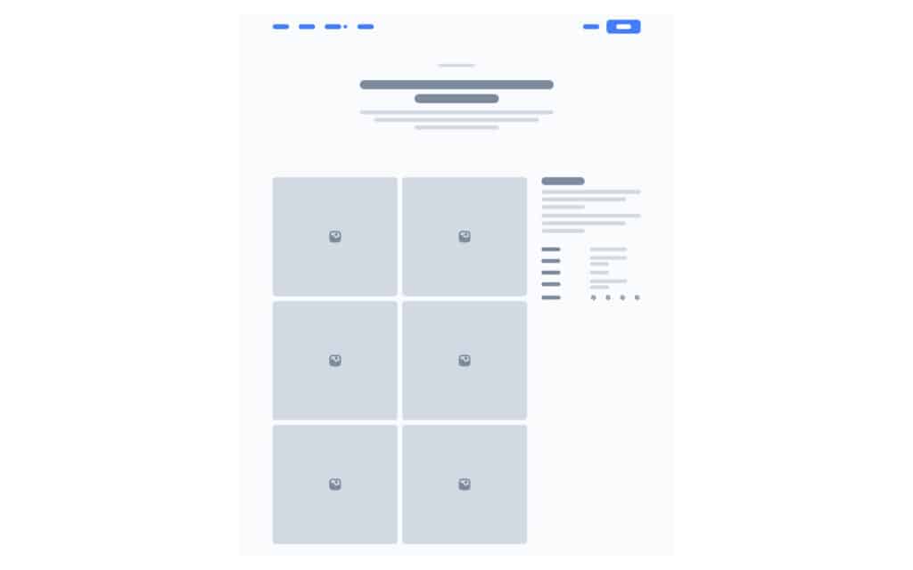 Page a propos site d'entreprise