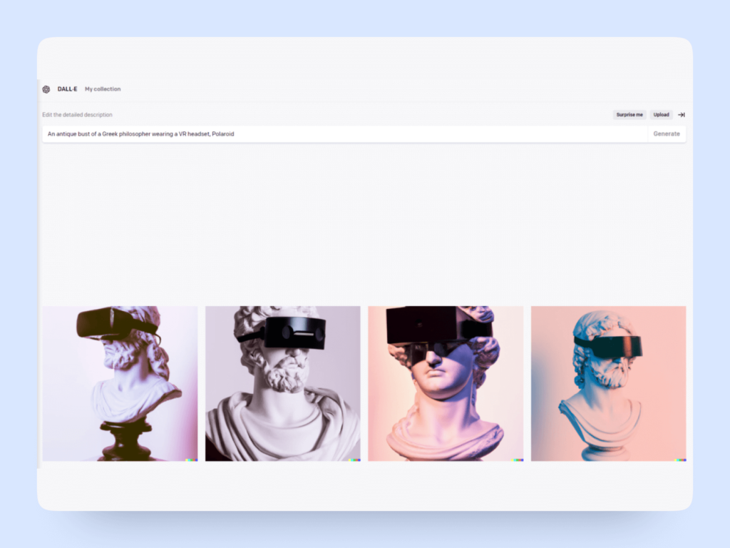 DALL-E IA génération d'image personnalisées business